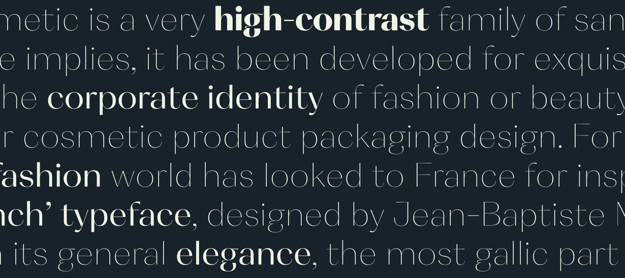 Cosmetic Bold Font preview